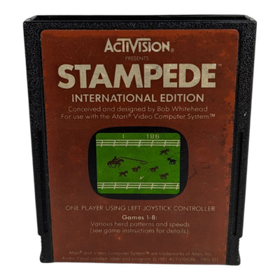 Atari 2600 Spiel Stampede Atari VCS Retrospiele