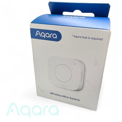 Aqara Wireless Mini Switch, White, Model WXKG11LM, Aqara Hub Required ~ NEW