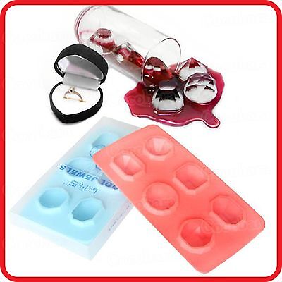 ICE FREEZE CUBE CANNIBAL TRAY-DIAMOND SHAPED,JEWELS-HALLOWEEN-PARTY-COSTUME