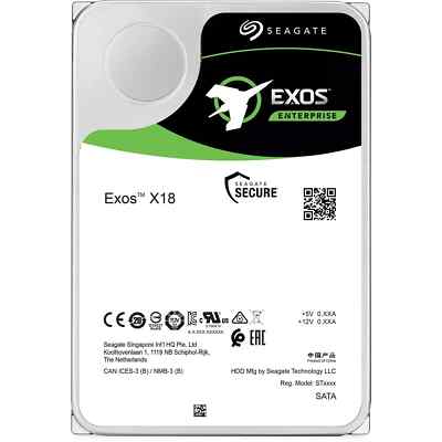 Seagate Exos X18 12TB 3.5'' SATA 7200 HDD ST12000NM000J