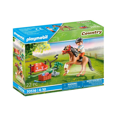 Коллекционный набор для строительства пони Коннемара от Playmobil Country 70516 НОВЫЙ