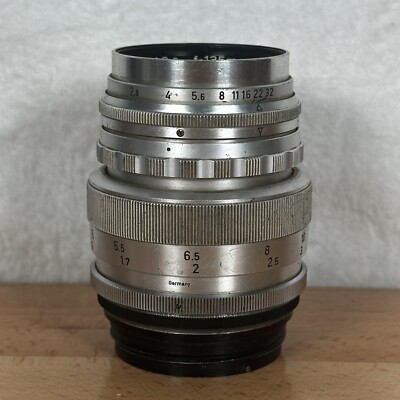 VINTAGE STEINHEIL MUNCHEN QUINAR VL 1:2.8 F= 135mm CAMERA LENS