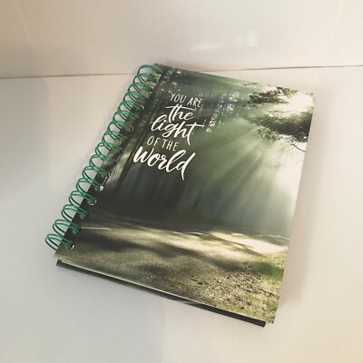 You Are the Light of the World Christian Journal Matthew 5:14 Hardcover Spiral