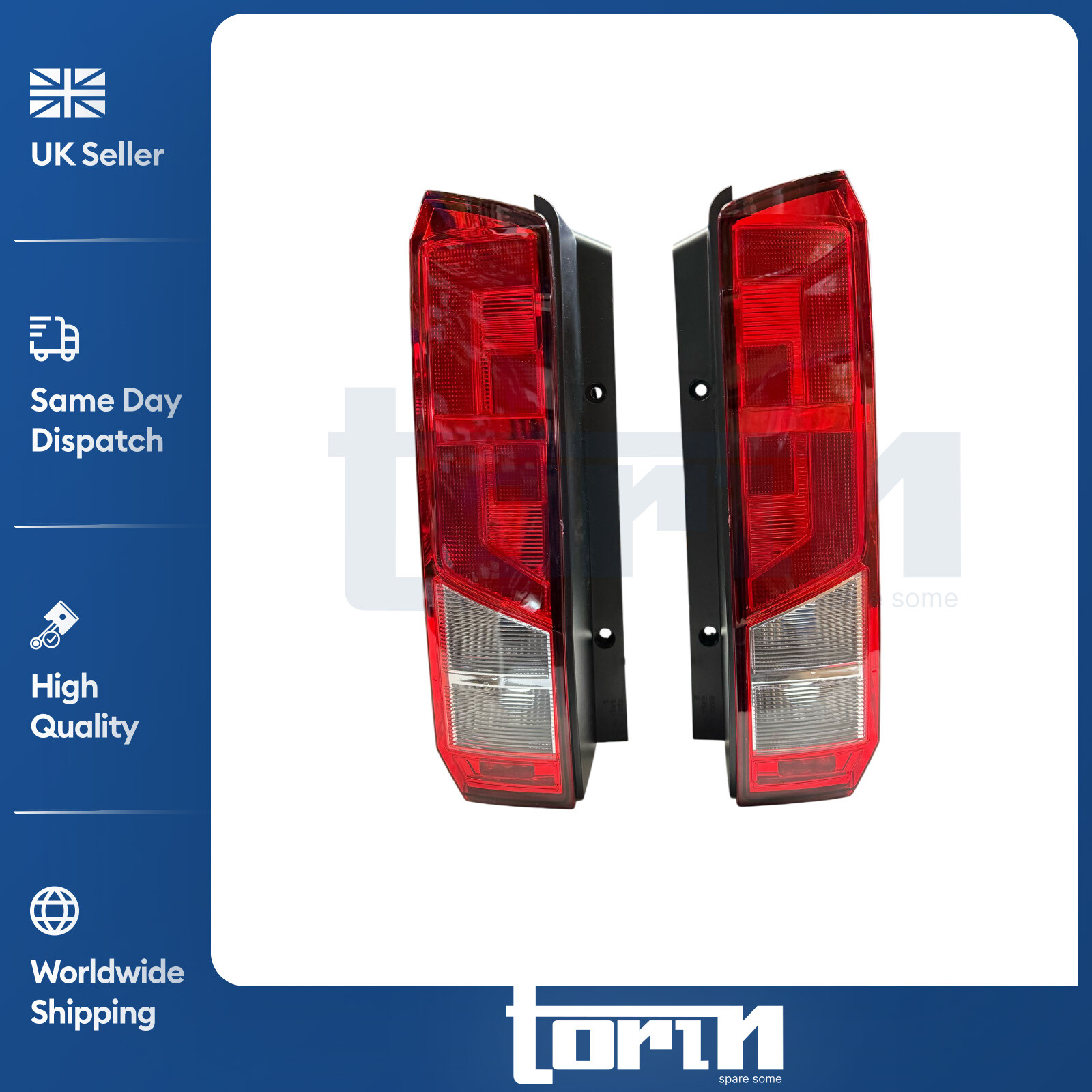 Pair Tail Light Lamp Left & Right Rear For VW Crafter 2017-Onwards 7C0945096J