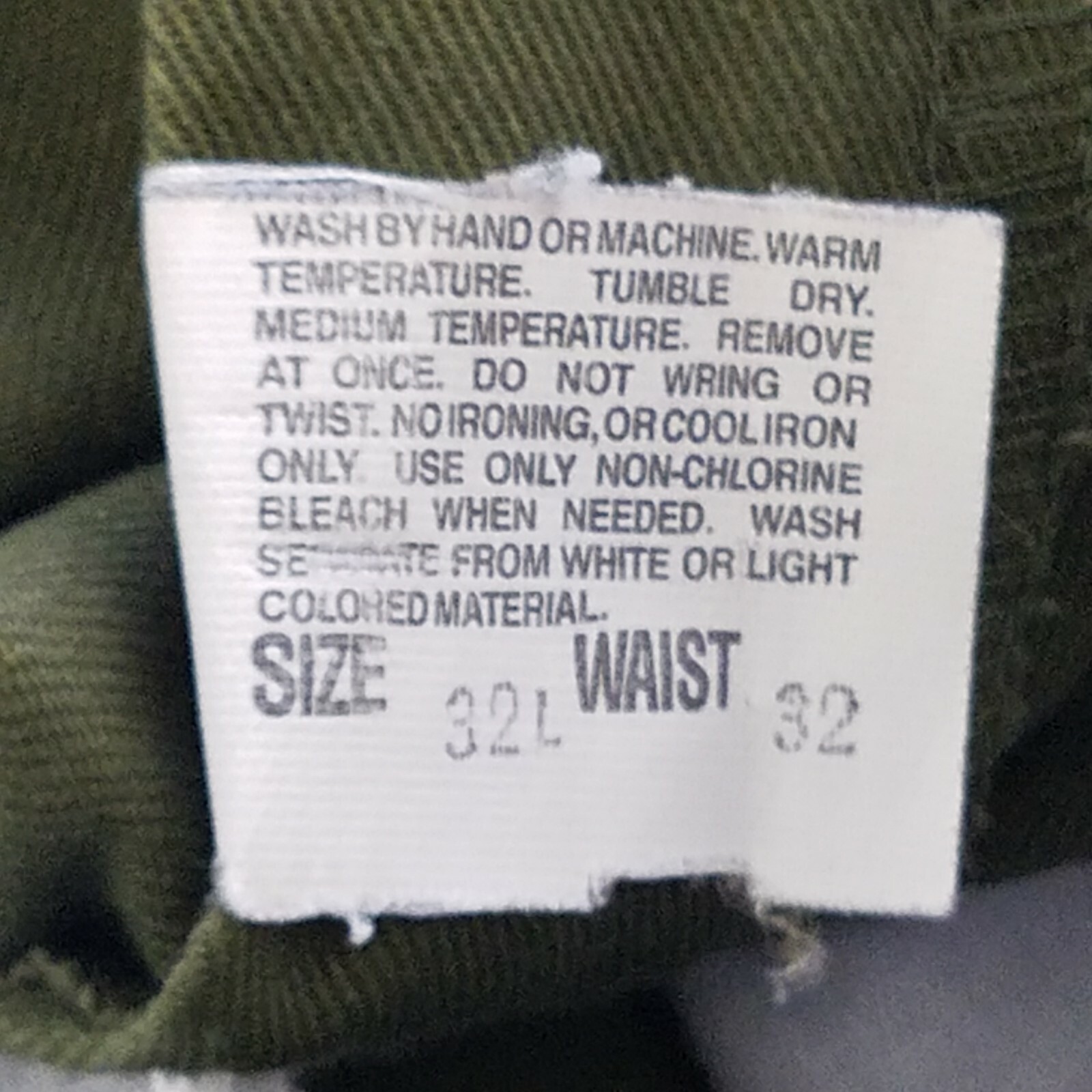 Boy Scouts Of America Cargo Pants Mens 32x30 Green Official Uniform Straight Leg