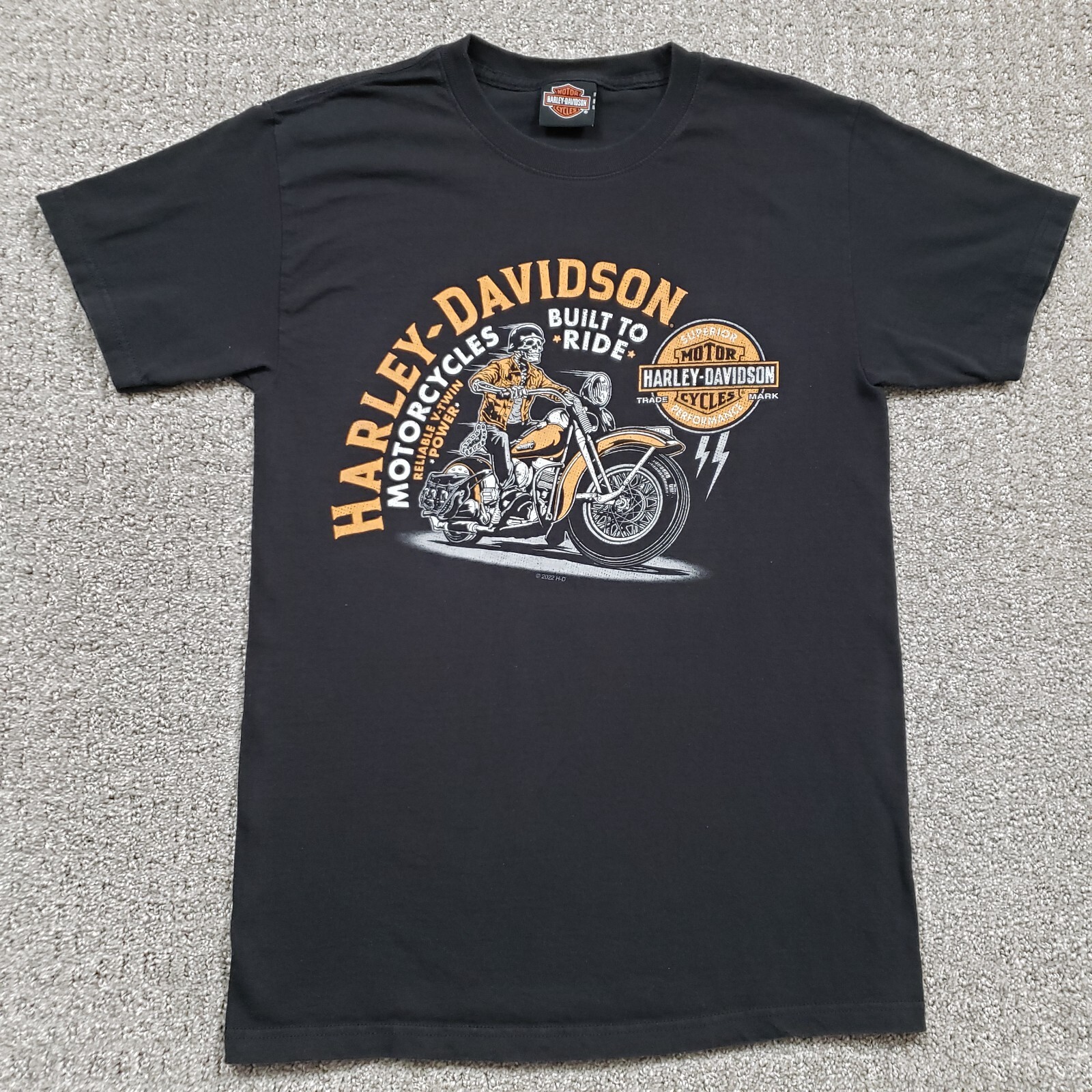 ◆Harley Davidson◆ 2nd order received, this rider t-shirt i Harley Davidson Men's Dark Web Halloween Short Sleeve Shirt