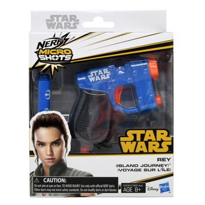 Star Wars Micro Shots Foam Dart Blaster Toy Gun Launcher Kids Action Shooter Rey