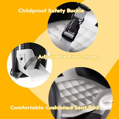 CyclingDeal Bike Bicycle Front Mounted Baby Seat Toddler Carrier with Handrail