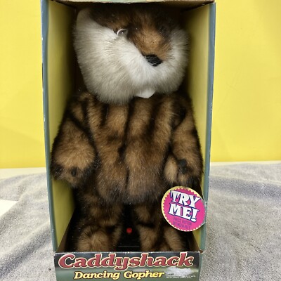 Vintage Gemmy The Original Caddyshack Dancing Gopher W/ Original Box. Read Des.