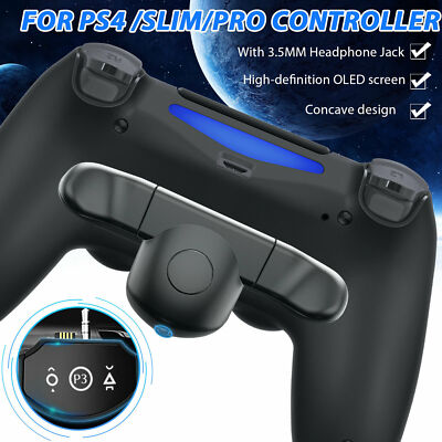 Back Button Attachment Handle Expansion OLED Adapter for PS4/Slim/Pro Controller