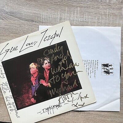 Gene Loves Jezebel Band  Signed LP Discover