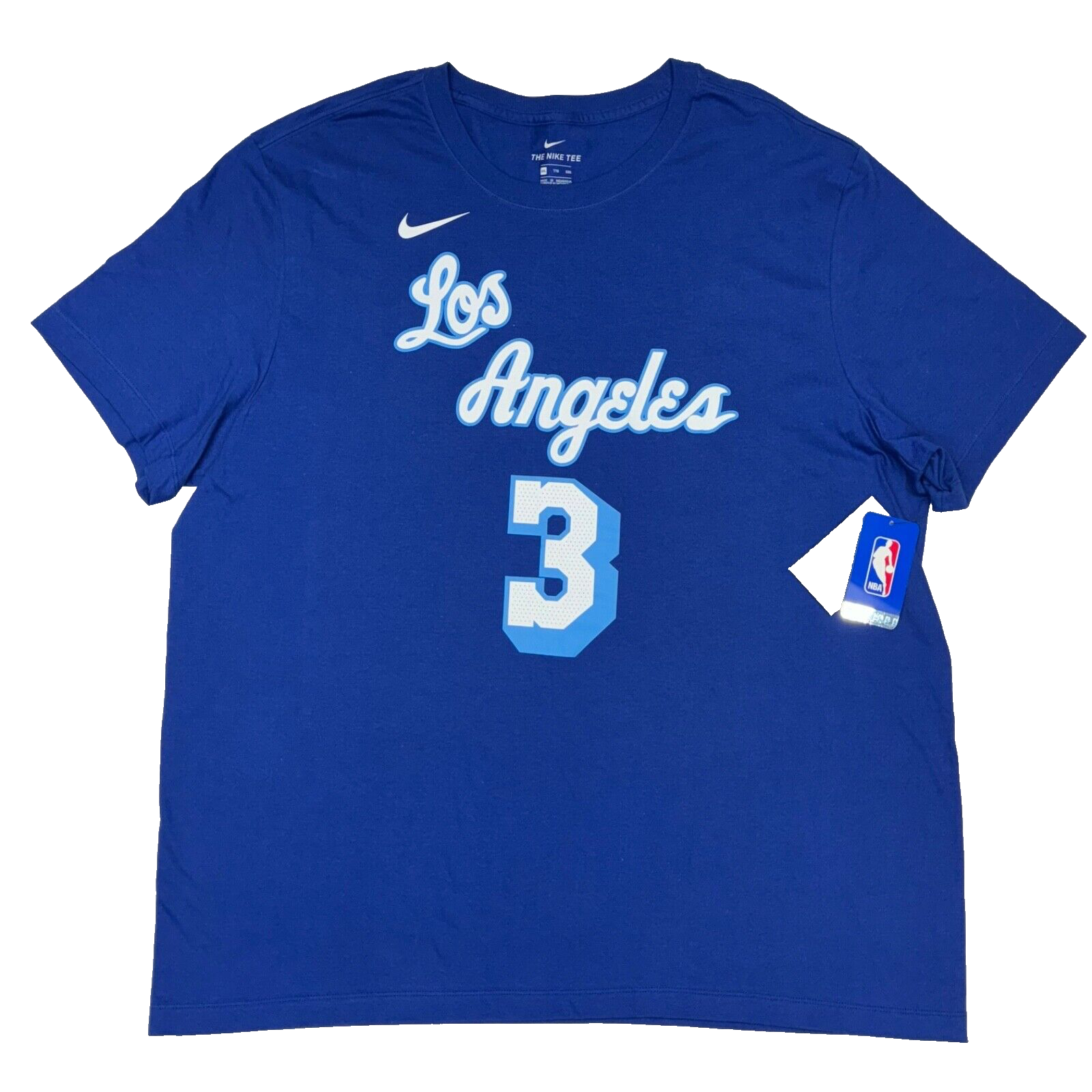 NEW Anthony Davis Blue Los Angeles Lakers Nike Classic