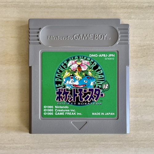 Pokemon Green Version - Nintendo GameBoy Authentic Tested