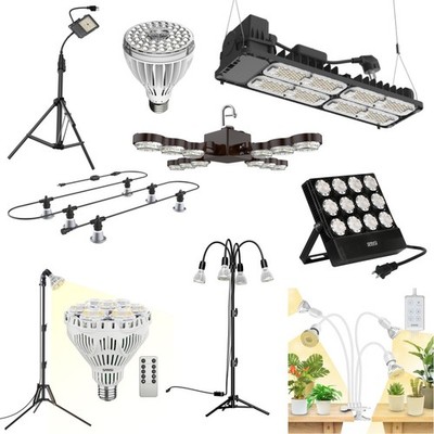 10-150W Gewächshaus Grow LED Pflanzenlampe Vollspektrum E27 4000K 220V