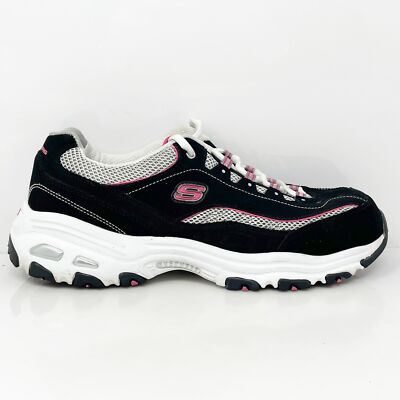 

Skechers Womens D Lites 11860EW Черная повседневная обувь Кроссовки Размер 11, Черный, D Lites