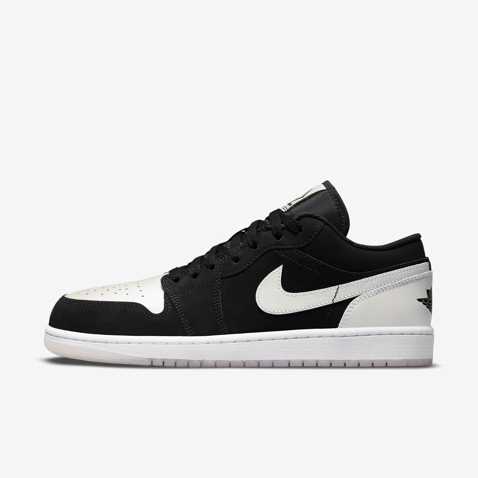 

Кроссовки Nike Air Jordan 1 Low SE Diamond Shorts DH6931-001, Black/multi-color/white/black, Nike Air Jordan 1