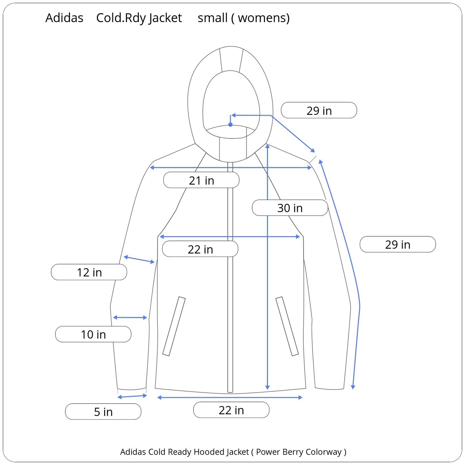 Pre-owned Adidas Originals Adidas Size Small S Womens Cold.rdy Burgundy 2 In 1 Down Jacket Ft2458 In Red