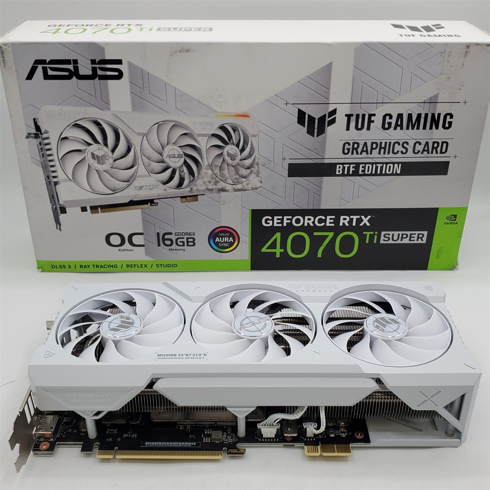 ASUS TUF GeForce RTX 4070 Ti SUPER BTF 白 Amazon.com: ASUS TUF Gaming GeForce RTX™ 4070 Ti Super BTF