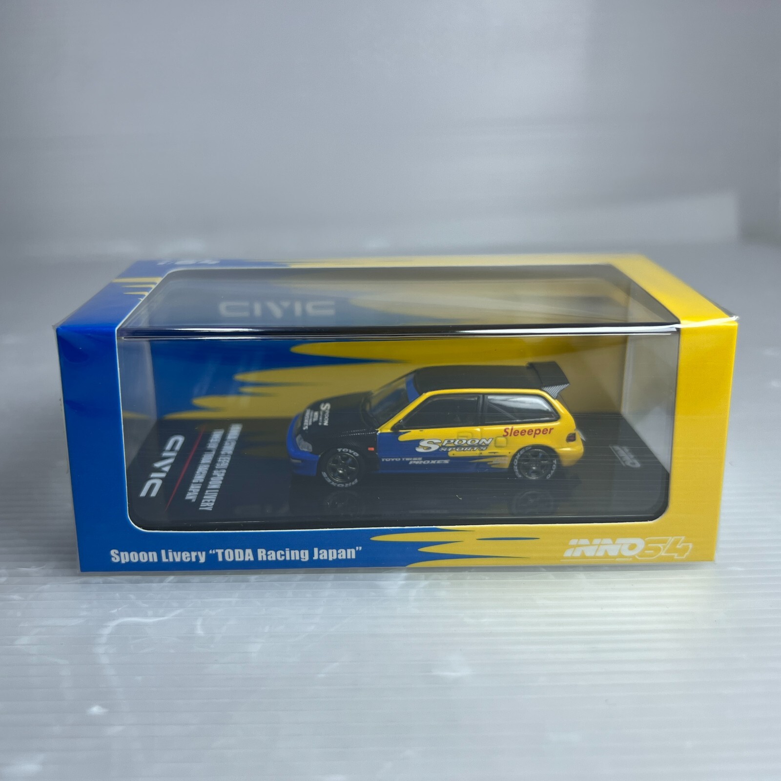 1/64 INNO INNO64 Honda Civic EF9 Spoon Livery TODA Racing