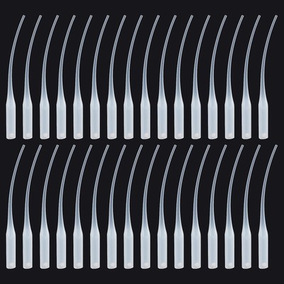 Glue Tips, 100pcs Plastic Glue Micro-Tips Glue Extender Precision Applicator ...
