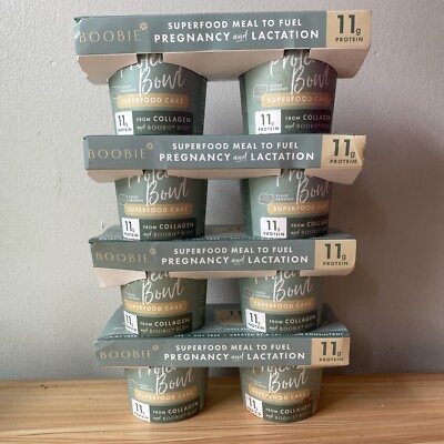 Boobie Body Organic Pregnancy & Lactation Vegan Protein Bowl Fudge Brownie (8ct)