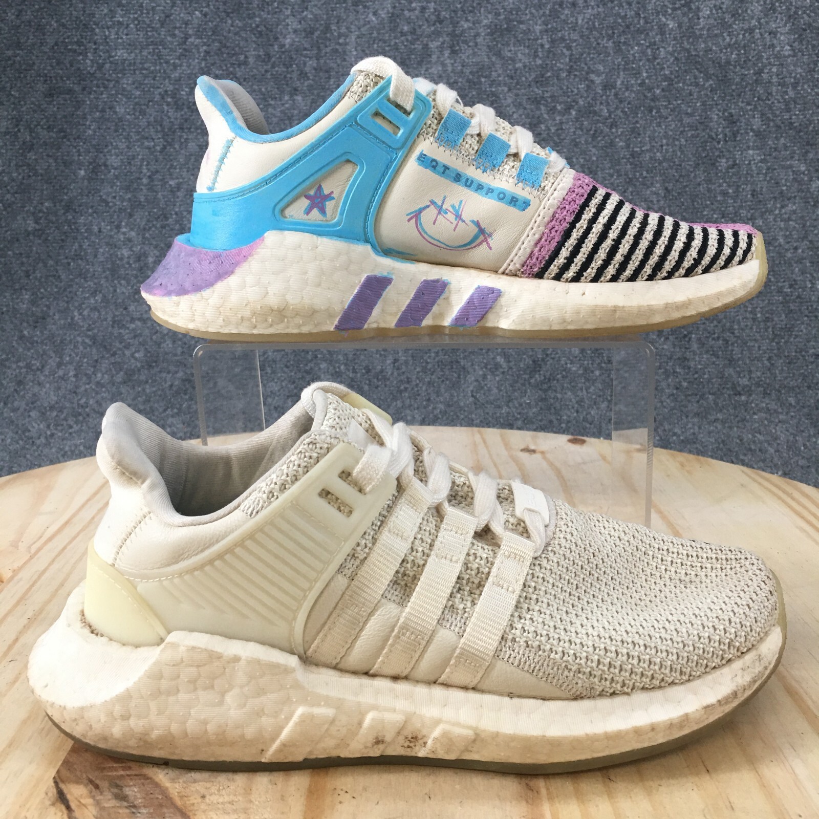 あや EU38/24.5cm Adidas Shoes Youth 5 Womens 6.5 EQT Support Lace Up Sneakers