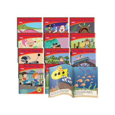 Junior Learning JL385 Decodable Readers Phase 6 - Spelling Fiction, Multi