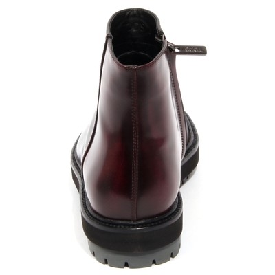 00000 G2022 BEATLES STIVALETTO UOMO TOD'S BURGUNDY LEATHER BOOT MAN