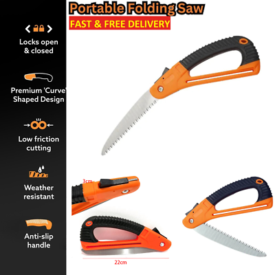 Wood Tree Pruning Hand Saw Shears Garden Pruner Branch Trimming Tool Sharp Blade