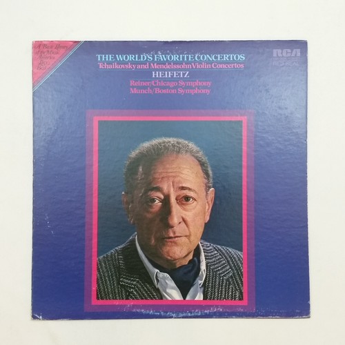 JASCHA HEIFETZ The World's Favorite Concertos LSC3304 LP