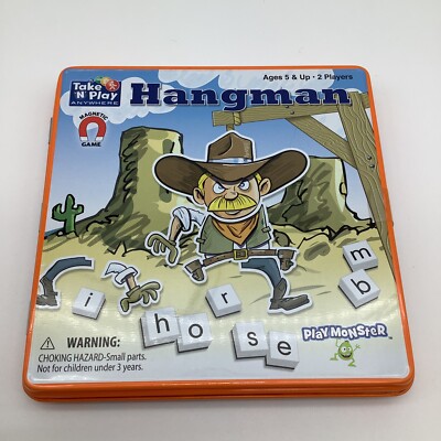 Hangman Magnetic Game Take N Play Anywhere Game New