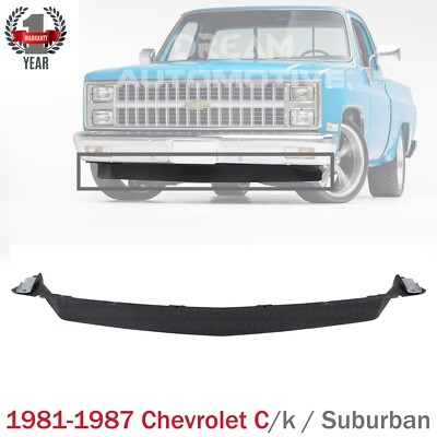 Front Bumper Lower Valance Paintable For 1981-1987 Chevrolet C/k / Suburban