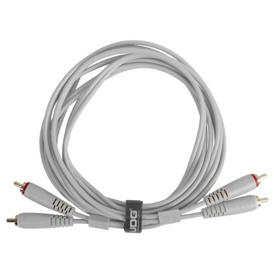 UDG Ultimate Audio Cable RCA-RCA White 3,0 m Straight U97003WH - Kabel für DJs