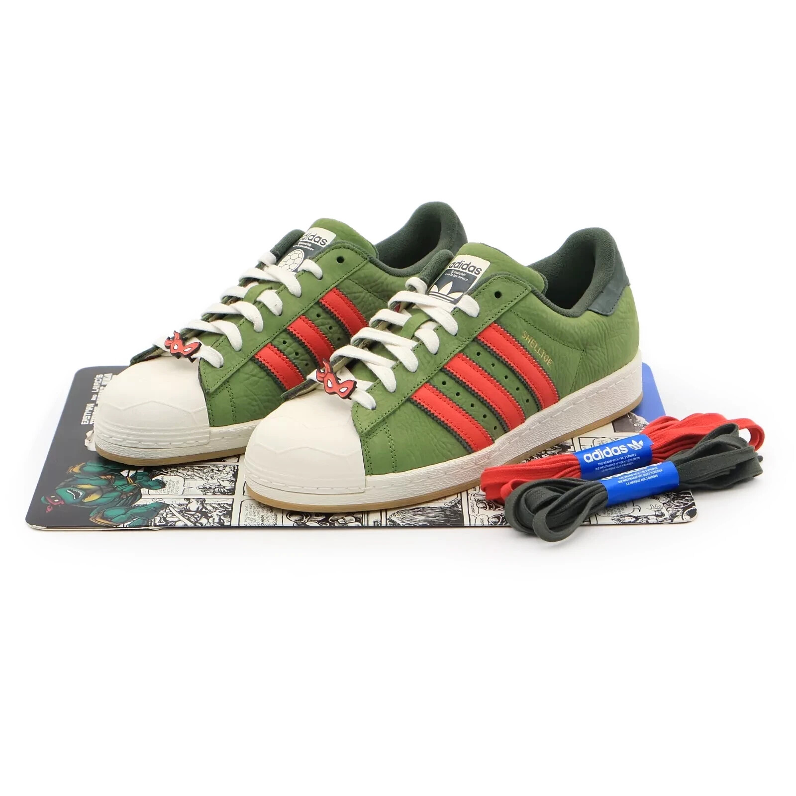 IF9280 TMNT Teenage Mutant Ninja Turtles adidas Superstar Shelltoe Green  (Men's) | eBay