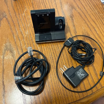 Plantronics Savi W02A WO2A Wireless DECT 6.0 Headset Base With Adapter