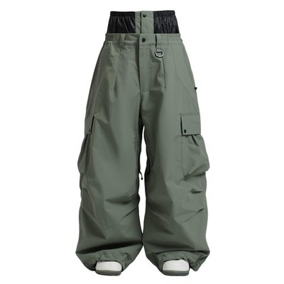Buy GSOU SNOW Women Men Ski Snowboard Pants Super Baggy Loose Snowboarding