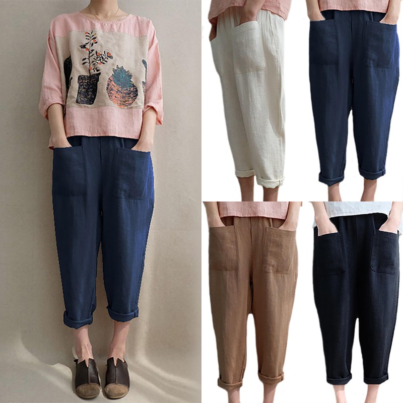 plus size harem trousers uk