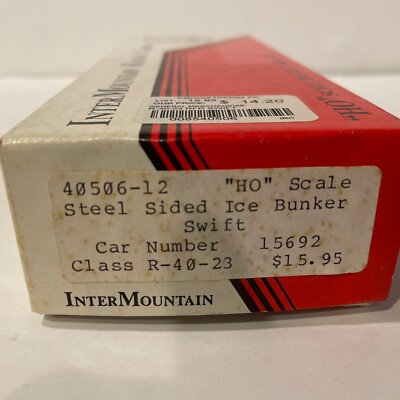 HO InterMountain Swift Steel  Sided Ice Bunker Class R-40-23 #15692
