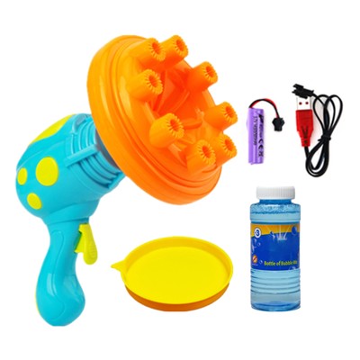 Bubble Machine Sunflower Bubble Wand Machine Rechargeable Bubble Machine Toys