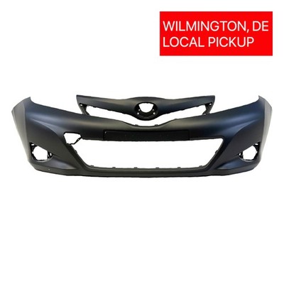 2012-2014 Toyota Yaris Hatchback CE L LE Primed Front Bumper Cover TO1000381. DE