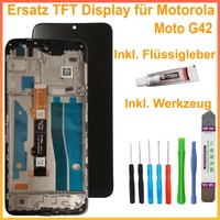 Display für Motorola Moto G42 XT2233 LCD Bildschirm auf Rahmen Inkl. Werkzeug