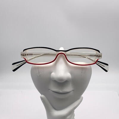 Face A Face Nouba Black Pink Transparent Oval Sunglasses France FRAMES ONLY