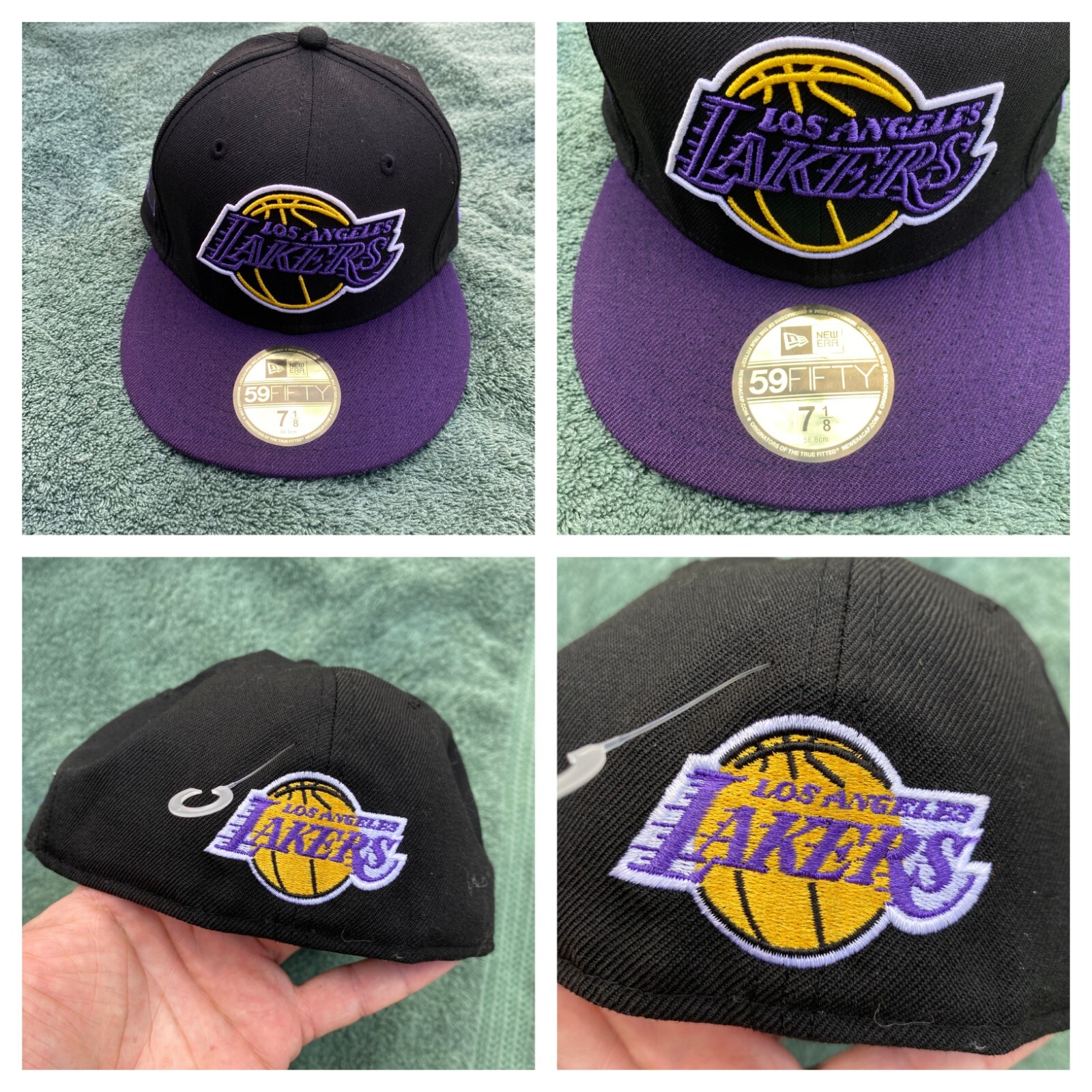 Lakers 59FIFTY 7 1/2 アーチロゴ 紫 New Era 59Fifty Men's NBA Los Angeles Lakers Basic Purple