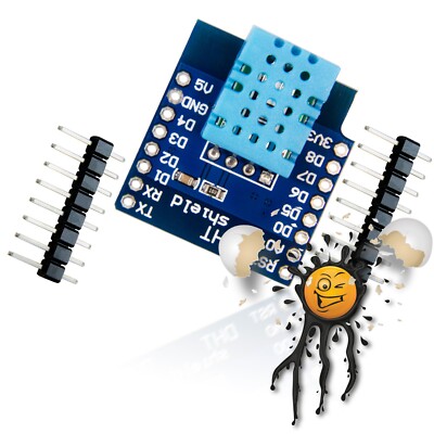 WeMos D1 DHT11 DHT22 BMP180 DS18B20 Modul Temperatur Luftdruck Luftfeuchte Shiel