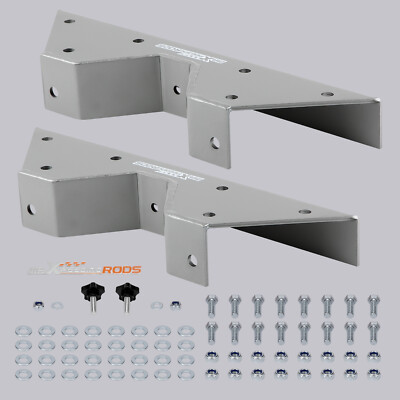 maXpeedingrods Rear C-Notch Bracket Kit For Chevy GMC C10 C1500 1973-1987