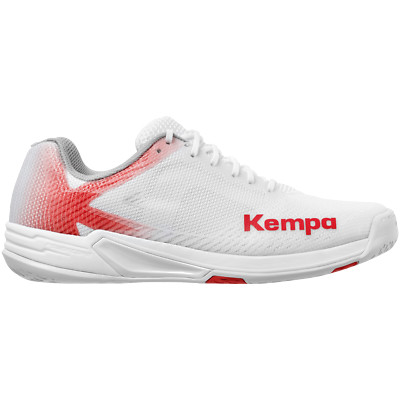 KEMPA Wing  2.0 Women Indoorschuhe Handball Weiß/Rot   NEU