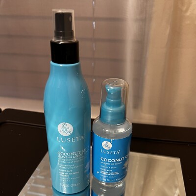 Luseta Coconut Milk Hair Repair Serum  & Leave In Conditioner Spray SET