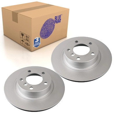 Pair of Rear Brake Disc Fits Mini BMW Cooper R60 R61 Blue Print ADB114321