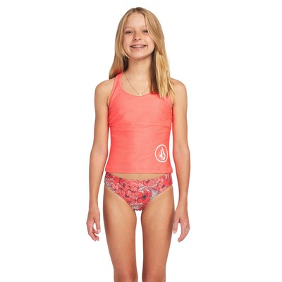 

Купальник-танкини Volcom Girls Simply Core, Electric coral