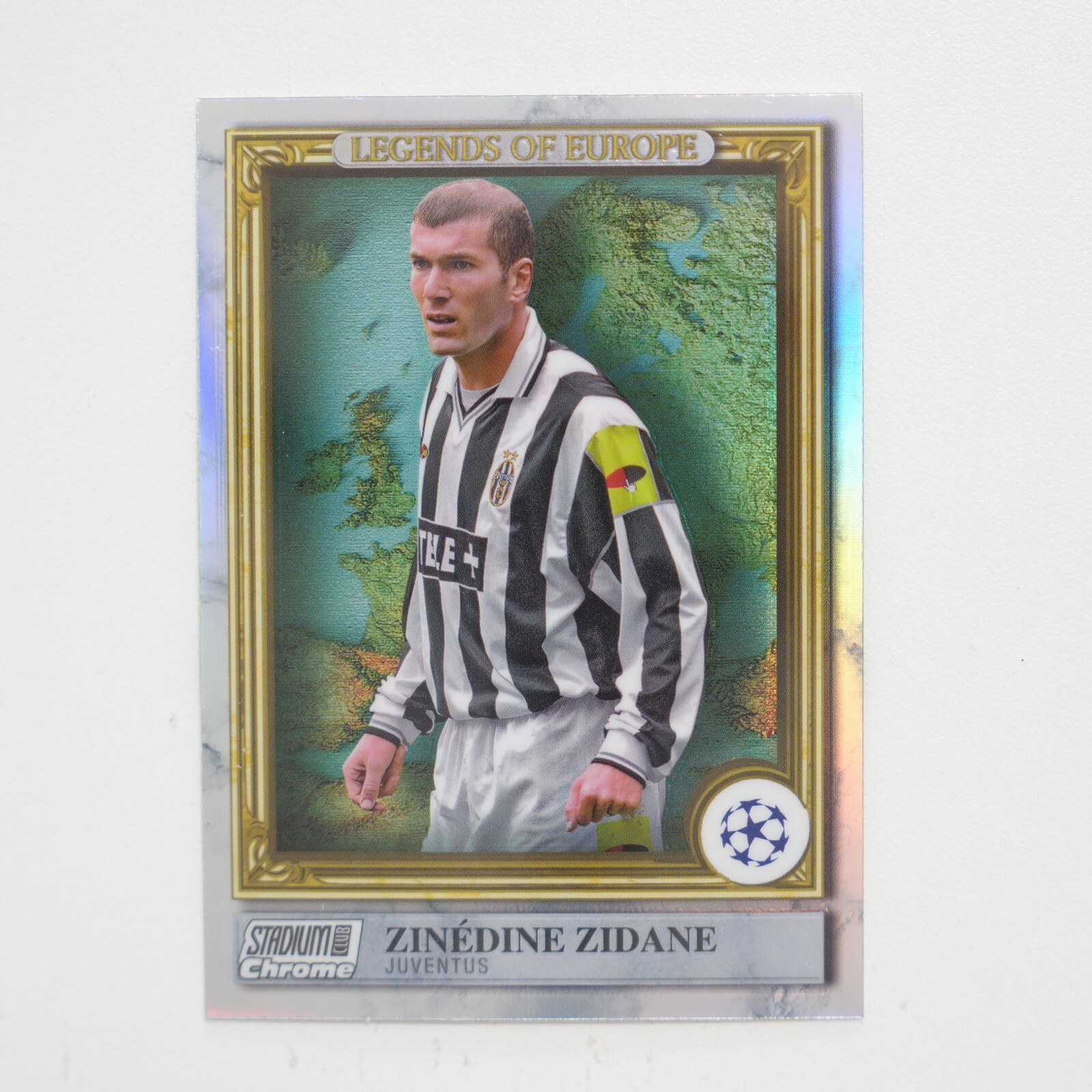 2022-23 Topps Stadium Club Chrome Zinedine Zidane Legends Of